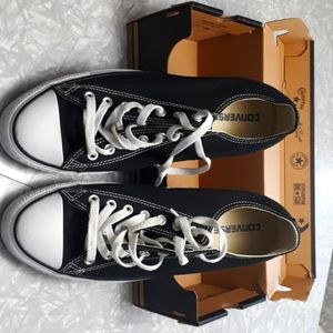 A pair of Converese all star shoes